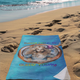 Alles is Queer Today - Alice in Wonderland Strandlaken