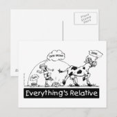 Alles is relatief briefkaart (Voorkant / Achterkant)