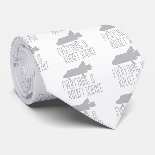 Alles is ROCKET SCIENCE Stropdas (Opgerold)
