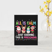 Alles is rust, grapje, dit is de kleuterschool Fun Kaart (Gele Bloem)