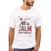 Alles is rust zei nooit een leraar met kerst
