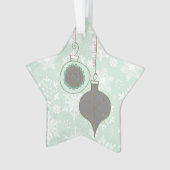 Alles is rustig Alles is Bright Deer Acryl Ornamen Ornament (voorkant)