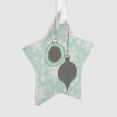 Alles is rustig Alles is Bright Deer Acryl Ornamen Ornament (voorkant)