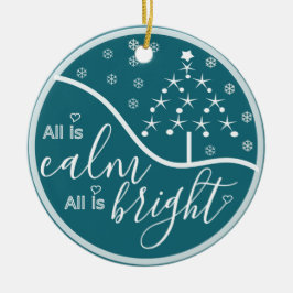Alles is rustig Alles is helder Keramisch Ornament