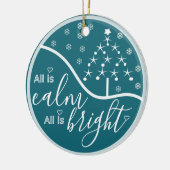 Alles is rustig Alles is helder Keramisch Ornament (Links)