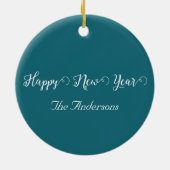 Alles is rustig Alles is helder Keramisch Ornament (Achterkant)