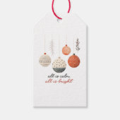 Alles is rustig Alles is helder Kerstmis Cadeaulabel (Voorkant)