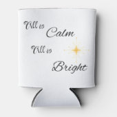 Alles is rustig, alles is helder op een drank blikjeskoeler (Voorkant)