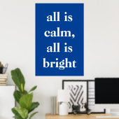 Alles is rustig, alles is helder poster (Thuiskantoor)