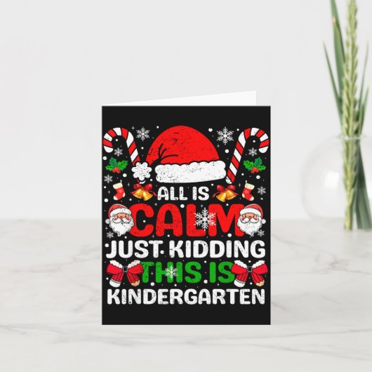 Alles is rustig, grapje, dit is de kleuterklas Ker Kaart (Voorkant)