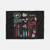 Alles is rustig, grapje, dit is de kleuterschool s fleece deken (Voorkant (Horizontaal))