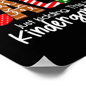 Alles is rustig, grapje, dit is kleuter kerstman poster (Hoek)