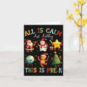 Alles is rustig, grapje, dit is pre-k kleuterschoo kaart (Gele Bloem)