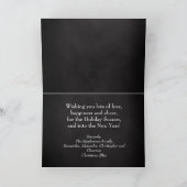 Alles is rustig, helder krijtbord kerst 2 Foto Feestdagen Kaart (Binnen)