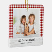 Alles is rustig (ish) · Red Buffalo Controleer fot Keramisch Ornament (Rechts)