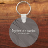 Alles is samen mogelijk (2) sleutelhanger (Voorkant)