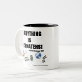 Alles is Schatehs! Tweekleurige Koffiemok (Voorkant links)