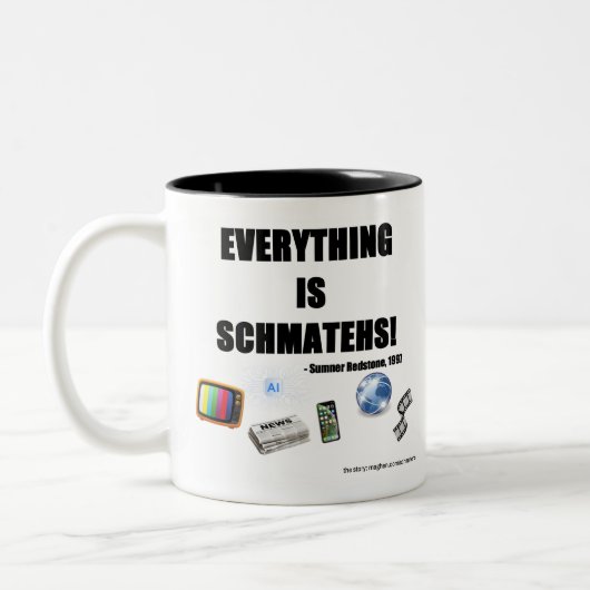 Alles is Schatehs! Tweekleurige Koffiemok (Links)