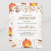 Alles is S'more Fun Baby shower Kaart (Voorkant / Achterkant)