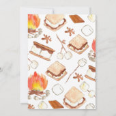 Alles is S'more Fun Baby shower Kaart (Achterkant)