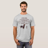 Alles is van mij! T shirt met dachshund (Voorkant volledig)