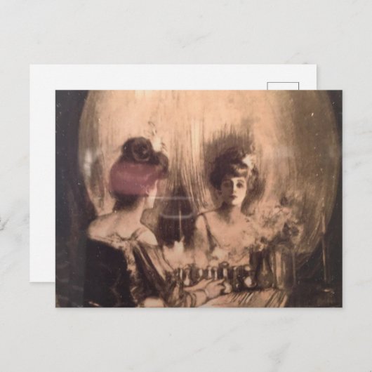 Alles is Vanity Charles Allan Gilbert Briefkaart (Voorkant / Achterkant)