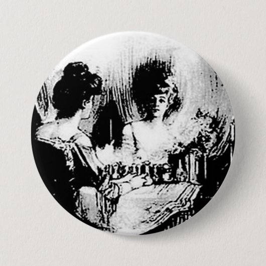 Alles is Vanity Charles Allan Gilbert Ronde Button 7,6 Cm (Voorkant)