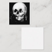 Alles is Vanity Charles Allan Gilbert Vierkante Visitekaartje (Voorkant / Achterkant)