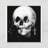 Alles is Vanity Charles Allan Gilbert Vierkante Visitekaartje (Voorkant)