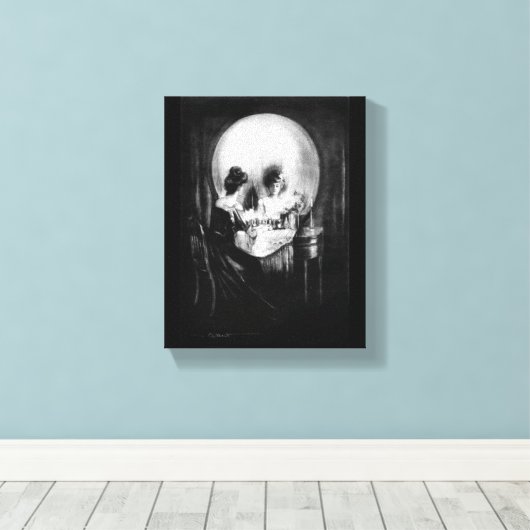 Alles is Vanity print (Insitu (Houten vloer))