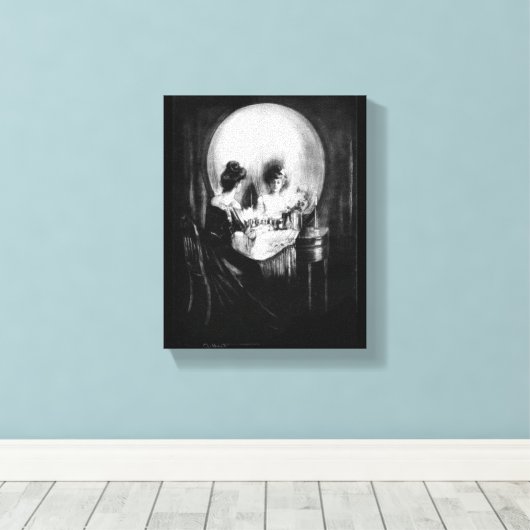 Alles is Vanity print (Insitu (Houten vloer))