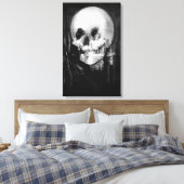 "Alles is Vanity" van C. Allan Gilbert Canvas Afdruk (Insitu (Slaapkamer))