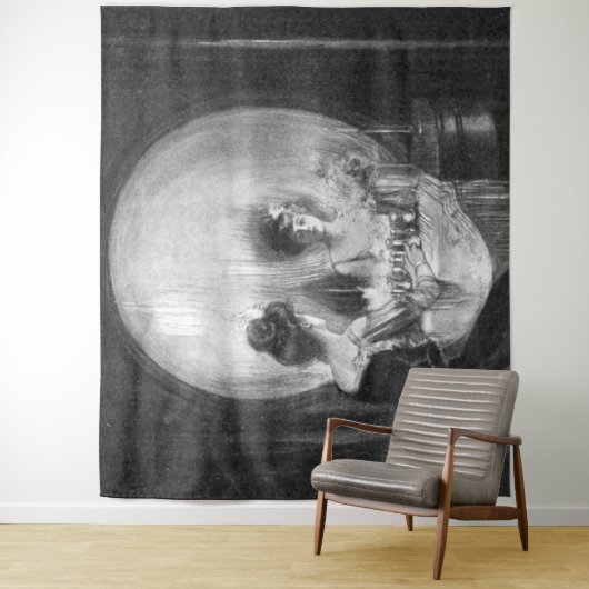 Alles is Vanity van Charles Allan Gilbert Wandkleed (In situ)