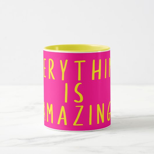 Alles is verbazingwekkende mok (Midden)