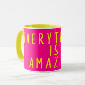 Alles is verbazingwekkende mok (Voorkant links)