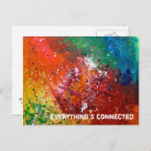 'Alles is verbonden' Briefkaart (Voorkant / Achterkant)