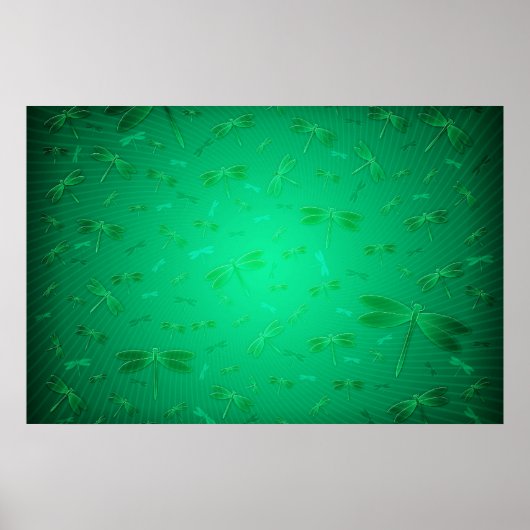 Alles is vol met libellen poster (Voorkant)