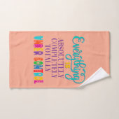 Alles is volledig onder controle bad handdoek (Handdoek)