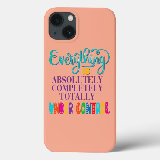 Alles is volledig onder controle Case-Mate iPhone case (Achterkant)