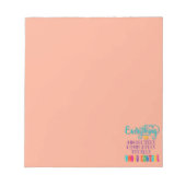 Alles is volledig onder controle notitieblok (Voorkant)