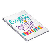 Alles is volledig onder controle notitieboek (Rechterzijde)