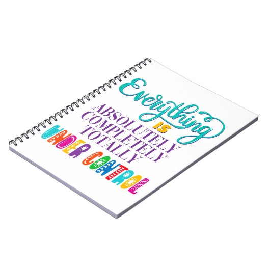 Alles is volledig onder controle notitieboek (Linkerzijde)