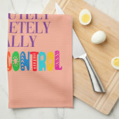 Alles is volledig onder controle theedoek (Quarter Fold)