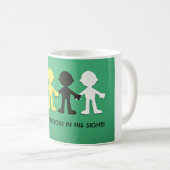 Alles is waardevol in zijn licht. koffiemok (Voorkant rechts)