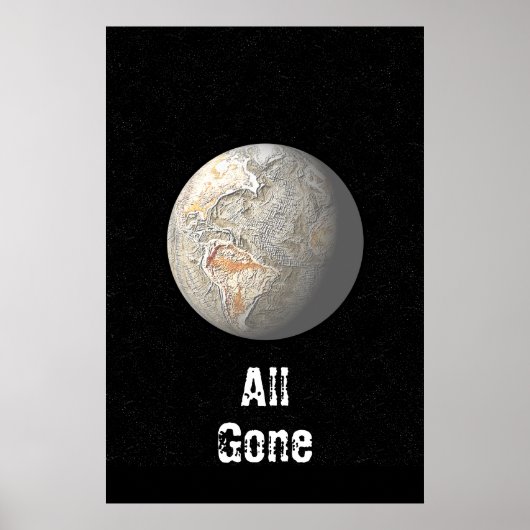 Alles is weg poster (Voorkant)