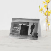 "Alles is weg" Verjaardag Kaart (Gele Bloem)