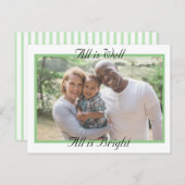 Alles is wel goed, allemaal is het fel. briefkaart (Voorkant / Achterkant)