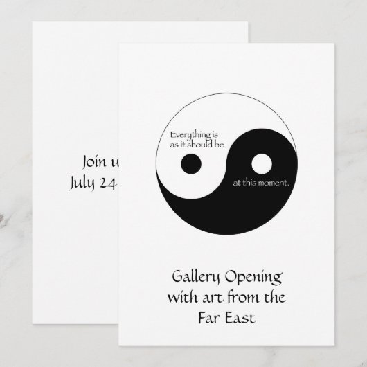 Alles is zoals het hoort kaart (Voorkant / Achterkant)