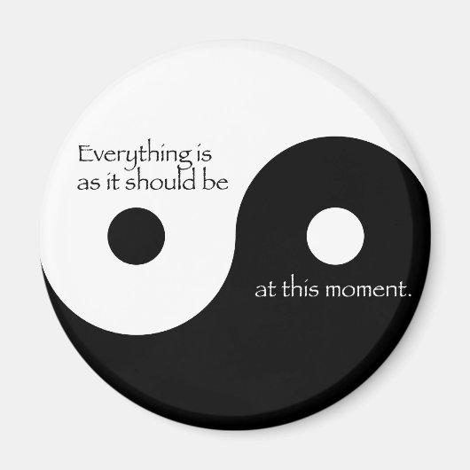 Alles is zoals het hoort magneet (Voorkant)