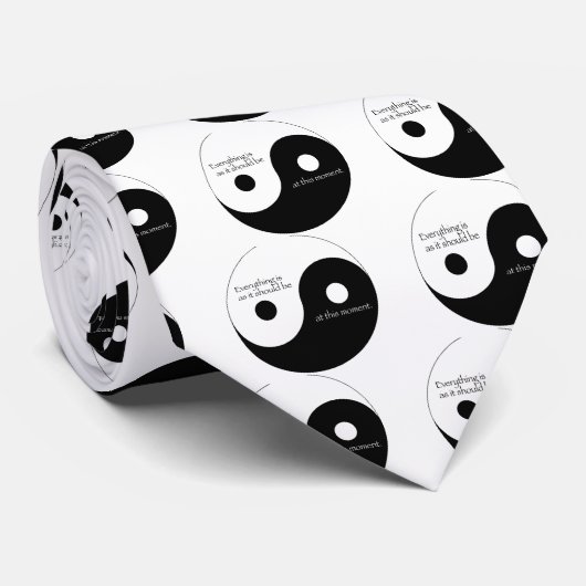 Alles is zoals het hoort stropdas (Opgerold)